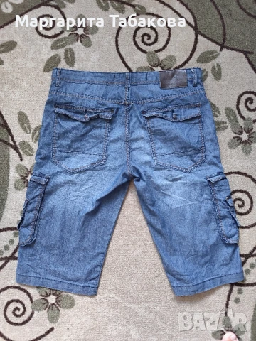 Мъжки къси панталони от памучен плат , снимка 2 - Къси панталони - 51226965