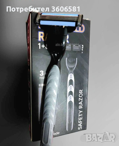 Самобръсначка за бръснене със 3 остриета и Mach 3 бръсначка , снимка 6 - Фризьорски принадлежности - 52436055