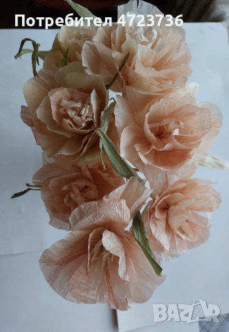 Ръчно изработени цветя за украса от естествени материали, снимка 5 - Изкуствени цветя - 53284879