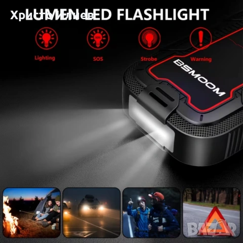 Преносим стартер за автомобил за акумулатор usb зарядно, снимка 8 - Аксесоари и консумативи - 53347716