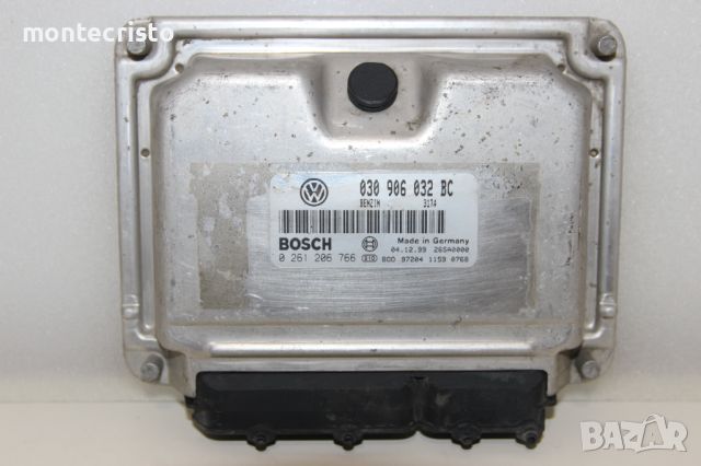 Моторен компютър ECU VW Polo (1999-2001г.) 030 906 032 BC / 030906032BC / 0 261 206 766 / 0261206766, снимка 1 - Части - 46254713