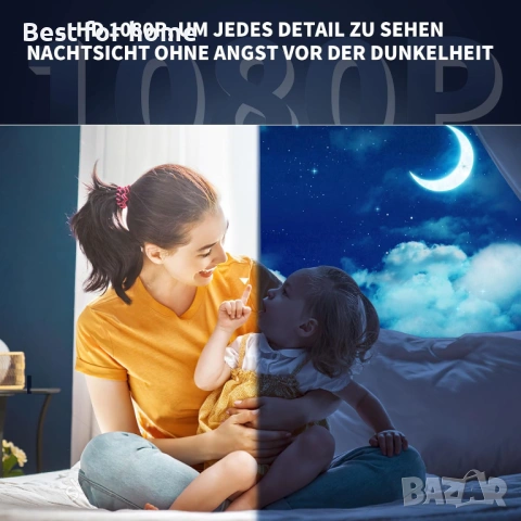 Малка камера Baobylon без WiFi, HD 1080P, снимка 3 - Други - 53175032