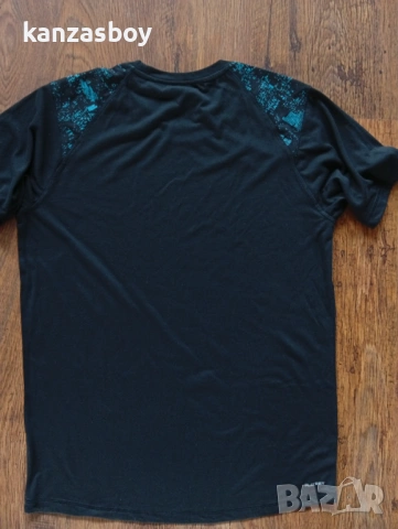 Reebok Men's T-Shirt Street Workout PlayDry Black - мъжка тениска р-р L, снимка 6 - Тениски - 53915513