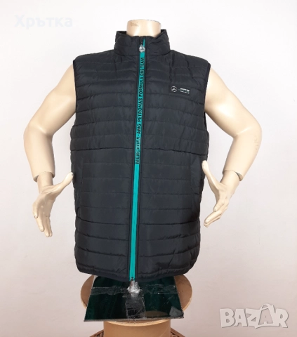 Mercedes AMG F1 Padded Gilet - Оригинален мъжки елек, снимка 3 - Якета - 52940715