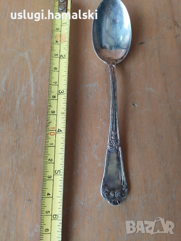Сребърна руска лъжичка 26 грама, снимка 5 - Антикварни и старинни предмети - 53923918