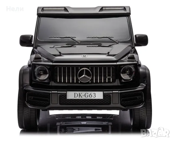 Двуместна джип G63 4X4 24V батерия,MP3, с меки гуми с Кожена седалка, снимка 2 - Детски велосипеди, триколки и коли - 46818847