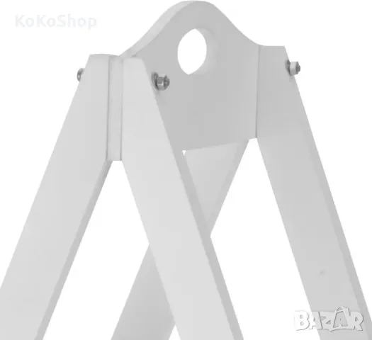 Дървен цветарник тип стълба – 3 нива, 70 см, бял, снимка 7 - Градински мебели, декорация  - 50419205