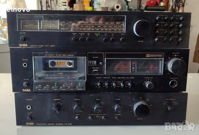Стерео усилвател, тунер и дек SABA
