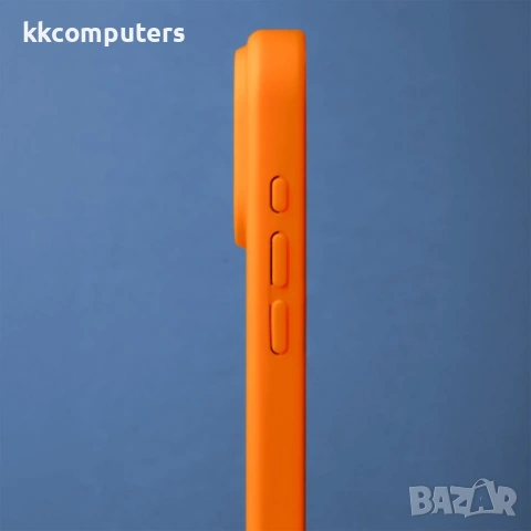 Кейс bSmart Frame Thin Magsafe, За iPhone 17 Pro Max (6.9), оранжев и Протектор, снимка 5 - Калъфи, кейсове - 54157929