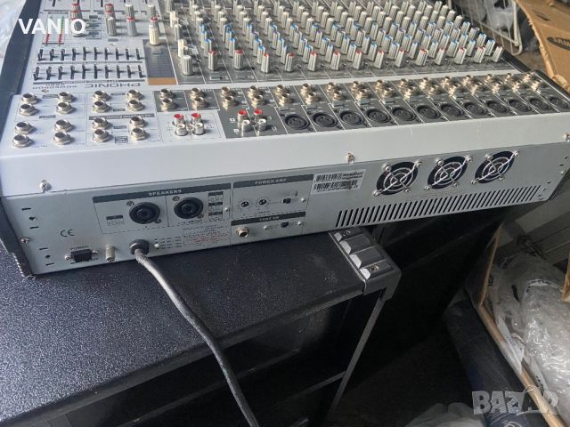 Power Mixer Phonic Пулт с Вградено Стъпало 2х400 и Ефекти Работи Перфектно , снимка 4 - Други - 45225536