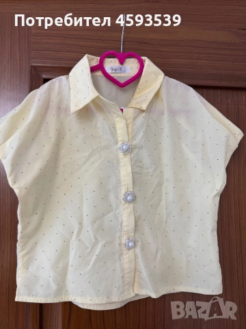 Детски комплект и риза и пола за момичета