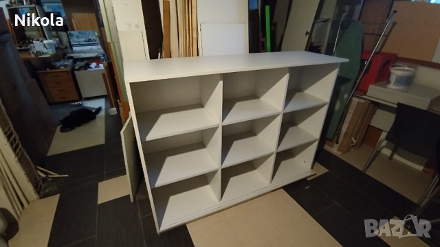 Шкаф - етажерка с 9 рафта 115/45/150 ПДЧ бял, снимка 13 - Шкафове и рафтове - 51789026