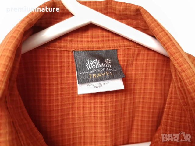 🏕️ ОФЕРТА → Jack Wolfskin / мъжка хибридна трекинг риза ○, снимка 4 - Ризи - 53928818