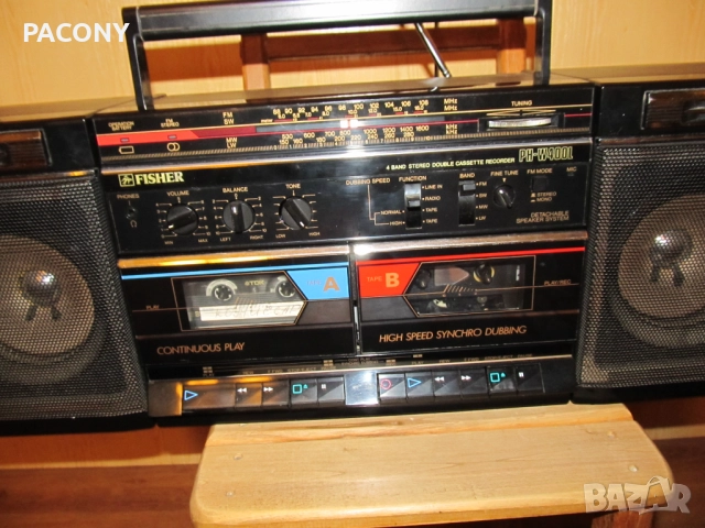 Радио касетофон FISHER PH-W 400 L, снимка 4 - Радиокасетофони, транзистори - 49946174