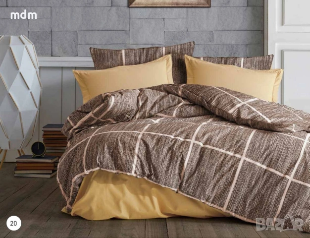 Марка VALDİVİA луксозен двоен ранфорс спален комплект 100%памук- 25 €, снимка 8 - Спално бельо - 53541038