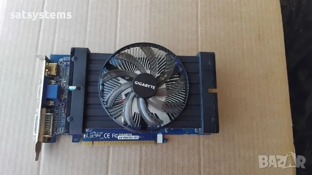 Видео карта AMD Radeon Gigabyte HD R6670 2048MB GDDR3 128bit PCI-E, снимка 1 - Видеокарти - 48921593