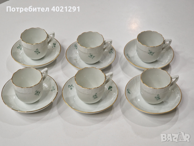 Herend Hungary Porcelain cups 6 pieces Херенд Унгария Порцелан чашка 6 парчета, снимка 2 - Други ценни предмети - 44963862