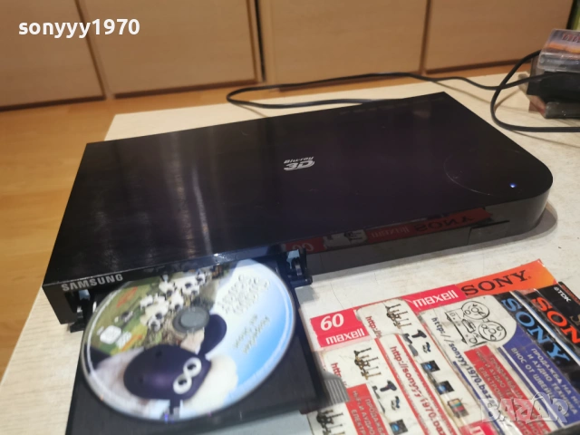 SAMSUNG BD-H5500 BLU-RAY 3D HDMI LAN 1101260910LCHERY1, снимка 3 - Плейъри, домашно кино, прожектори - 53059926