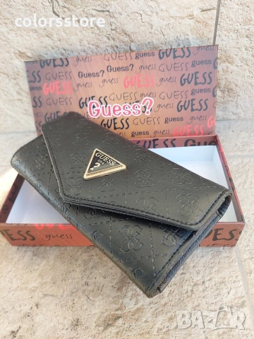Луксозен черен портфейл Guess/SG45n, снимка 2 - Портфейли, портмонета - 53836808