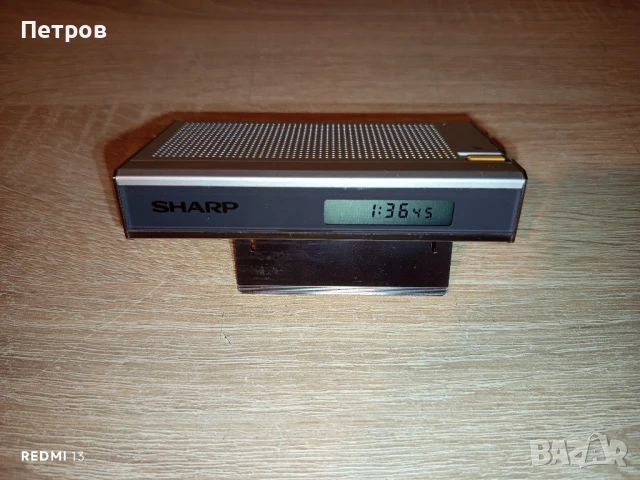Настолен часовник"Sharp"CT-660G.(80г), снимка 6 - Антикварни и старинни предмети - 51139439