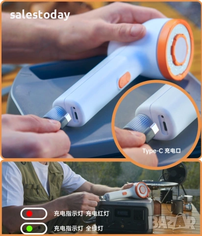 Преносен душ за баня, кухня или балкон, снимка 4 - Душове - 54219394