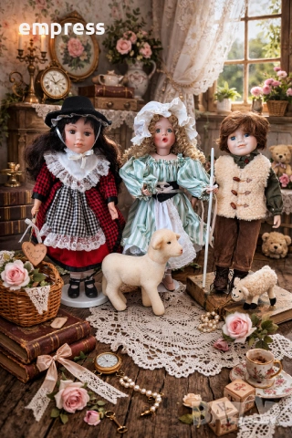 Три порцеланови кукли 