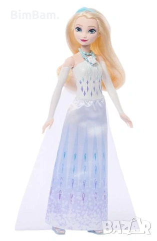  Кукла Елза с изнeнада Disney Frozen Jewel Reveal - Elsa / Mattel, снимка 3 - Кукли - 53650688