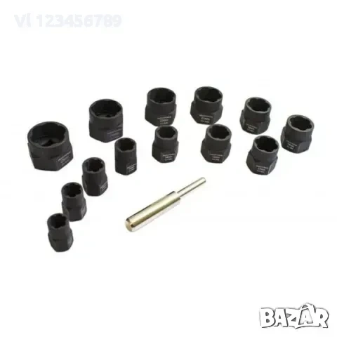 Комплект Екстрактори 14 части Hawek, снимка 2 - Други инструменти - 53848145