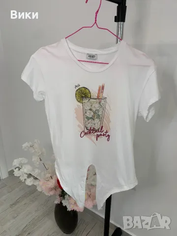 Тениска Liu Jo размер XS-S, снимка 8 - Тениски - 49692989