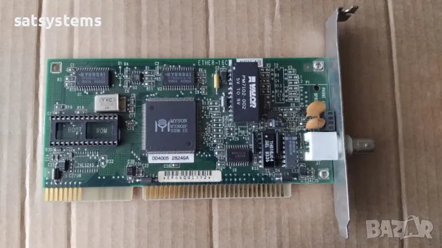 MYSON ETHER-16C REV:A3 16-bit ISA Network Controller Card