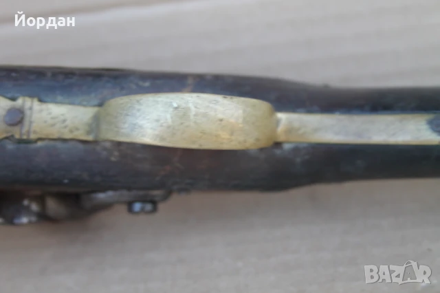 Стар кремъчен пистолет ''тромболон'', снимка 13 - Антикварни и старинни предмети - 51407934