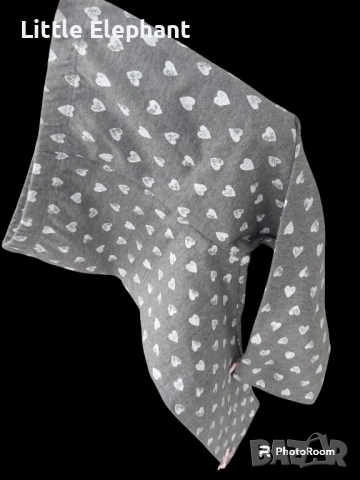 Клинче за 12-18 мес мом тъмно сиво на бели сърчица,колекция"Hearts",Англия/ново
