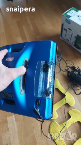 Hobot 298 робот за прозорци с вграден контейнер – син, снимка 7 - Други - 53486597