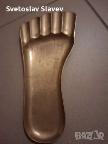 Стъпка от месинг , снимка 3 - Други ценни предмети - 53710526
