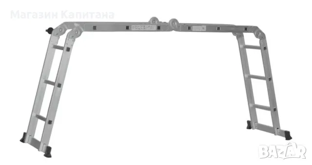 Сгъваема алуминиева стълба 4х3, 4х4 и 2х4-2х3 стъпала Арон България, снимка 5 - Други машини и части - 49858125