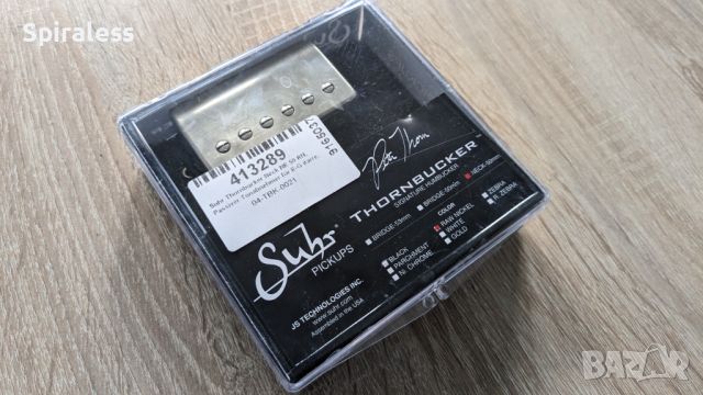 Suhr Pickup SSV Neck Humbucker - Raw Nickel - адаптер за китара, снимка 3 - Китари - 45744668