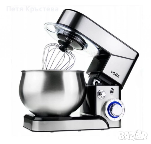 Планетарен миксер Voltz V51115F – мощност 1600W и 5L купа от инокс за перфектно тесто и кремове