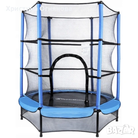 Мини батут с мрежа за безопасност – Компактен и забавен избор за деца, снимка 11 - Други спортове - 53054069