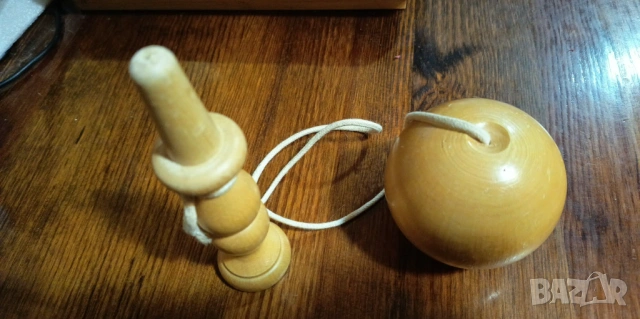 Билбоке /дървена играчка "топче на връв", снимка 2 - Други - 53295902