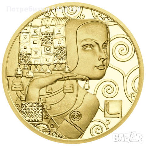 "Климт и неговите жени”: комплект от 5 златни монети по 10 грама в качество Proof , снимка 6 - Нумизматика и бонистика - 53194544