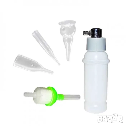 Козметичен уред 8 в 1 дарсонвал, четков пилинг, йонофореза, ултразвук, плазма пен, вакуум, снимка 9 - Козметични уреди - 52070505