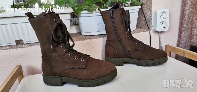 Ботуши Gabor 38.5н.Естествена кожа , снимка 9 - Дамски ботуши - 52557432