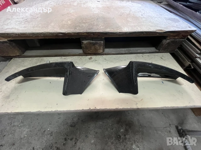 Добавка в предната броня за BMW F10/F11 (2011-2017г.), снимка 2 - Аксесоари и консумативи - 50777966