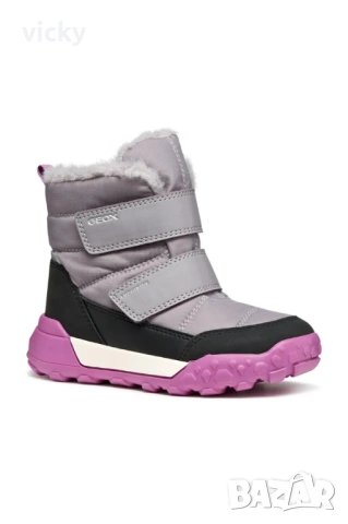 Зимни обувки / ботуши / апрески Geox TREKKYUP в сиво, размер 29, снимка 1 - Детски маратонки - 49452312