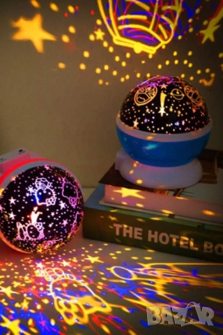 Нощна лампа детски планетариум