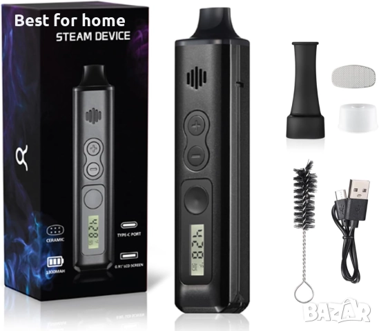 Изпарител за билки IOUQ керамичен-  комплект, снимка 8 - Медицинска апаратура - 52925390