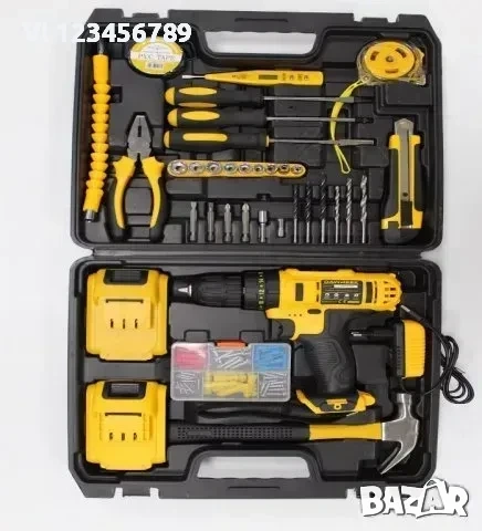 Винтоверт акумулаторен Vermark Starke 24V с 2 батерии, снимка 3 - Винтоверти - 53884075