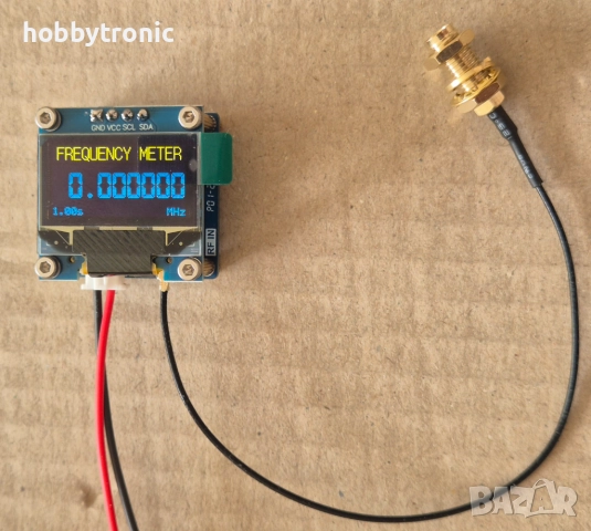 Цифров честотомер 1KHz-1MHz с 0.96" OLED екран, снимка 3 - Друга електроника - 51997275