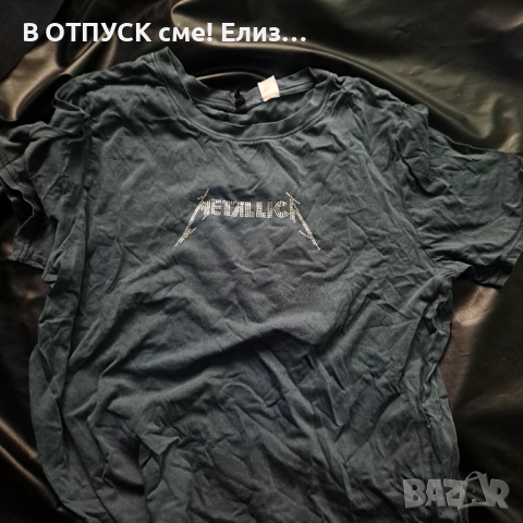 Тениска на Metallica с кристалчета лицензна на HM Divided, снимка 4 - Тениски - 51483282