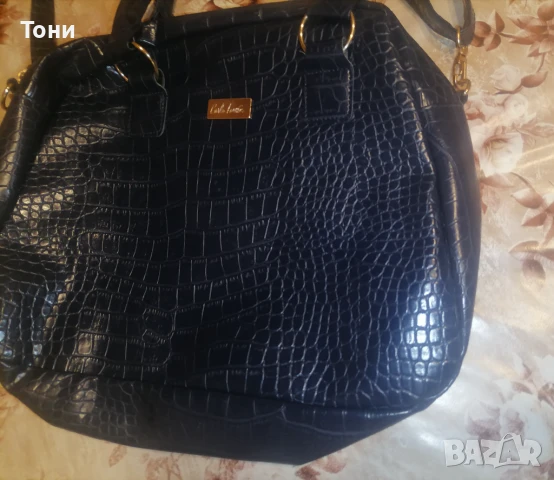 CARLA FAUSTINI Оригинал Нова Кожена Дамска Чанта , снимка 6 - Чанти - 50968270